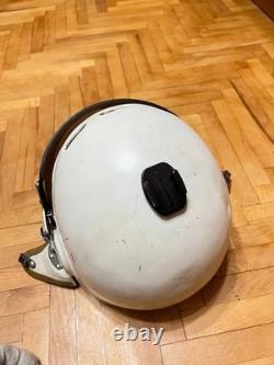 Vintage Soviet Air Force Flight Helmet ZSh-3M Cold War Era Pilot Helmet USSR