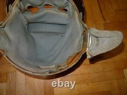 Vintage Soviet Air Force Flight Helmet ZSh-3M Cold War Era Pilot Helmet USSR