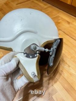 Vintage Soviet Air Force Flight Helmet ZSh-3M Cold War Era Pilot Helmet USSR