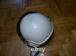 Vintage Soviet Air Force Flight Helmet ZSh-3M Cold War Era Pilot Helmet USSR