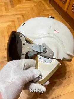 Vintage Soviet Air Force Flight Helmet ZSh-3M Cold War Era Pilot Helmet USSR