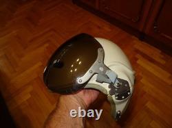 Vintage Soviet Air Force Flight Helmet ZSh-3M Cold War Era Pilot Helmet USSR