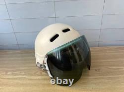 Vintage Soviet Air Force Flight Helmet ZSh-3M Cold War Era Pilot Helmet USSR Vintage Soviet Air Force Flight Helmet ZSh-3M Cold War Era Pilot Helmet USSR