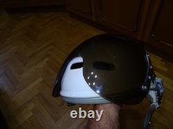 Vintage Soviet Air Force Flight Helmet ZSh-3M Cold War Era Pilot Helmet USSR
