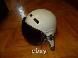 Vintage Soviet Air Force Flight Helmet ZSh-3M Cold War Era Pilot Helmet USSR
