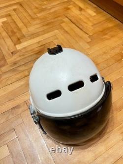 Vintage Soviet Air Force Flight Helmet ZSh-3M Cold War Era Pilot Helmet USSR