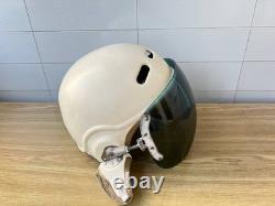 Vintage Soviet Air Force Flight Helmet ZSh-3M Cold War Era Pilot Helmet USSR Vintage Soviet Air Force Flight Helmet ZSh-3M Cold War Era Pilot Helmet USSR
