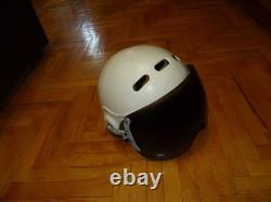 Vintage Soviet Air Force Flight Helmet ZSh-3M Cold War Era Pilot Helmet USSR