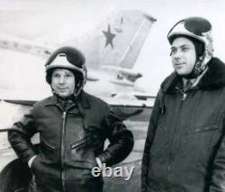 Vintage Soviet Air Force Flight Helmet ZSh-3M Pilot Helmet USSR