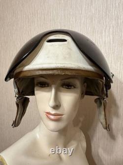 Vintage Soviet Air Force Flight Helmet ZSh-3M Pilot Helmet USSR