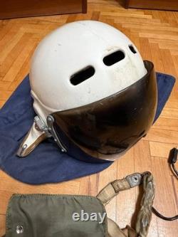 Vintage Soviet Air Force Flight Helmet ZSh-3M Pilot Helmet USSR