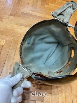 Vintage Soviet Air Force Flight Helmet ZSh-3M Pilot Helmet USSR