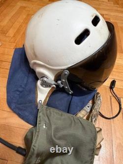 Vintage Soviet Air Force Flight Helmet ZSh-3M Pilot Helmet USSR