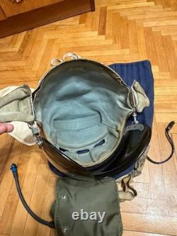 Vintage Soviet Air Force Flight Helmet ZSh-3M Pilot Helmet USSR