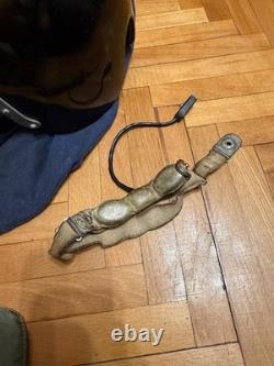 Vintage Soviet Air Force Flight Helmet ZSh-3M Pilot Helmet USSR