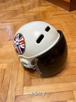 Vintage Soviet Air Force Flight Helmet ZSh-3M Pilot Helmet USSR