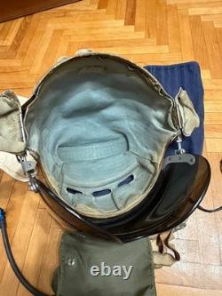 Vintage Soviet Air Force Flight Helmet ZSh-3M Pilot Helmet USSR