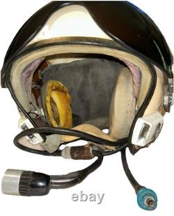 Vintage Soviet Air Force ZSh-5A Pilot Gagarin Flight Helmet MiG Aviation Gear