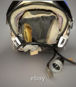 Vintage Soviet Air Force ZSh-5A Pilot Gagarin Flight Helmet MiG Aviation Gear