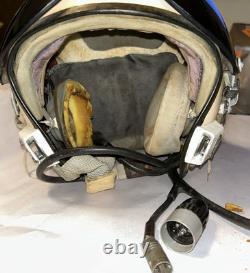 Vintage Soviet Air Force ZSh-5A Pilot Gagarin Flight Helmet MiG Aviation Gear