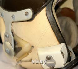 Vintage Soviet Air Force ZSh-5A Pilot Gagarin Flight Helmet MiG Aviation Gear