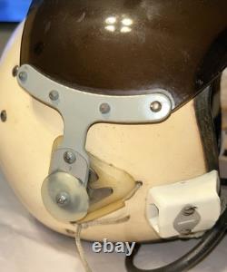 Vintage Soviet Air Force ZSh-5A Pilot Gagarin Flight Helmet MiG Aviation Gear