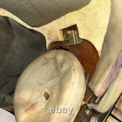Vintage Soviet Air Force ZSh-5A Pilot Gagarin Flight Helmet MiG Aviation Gear