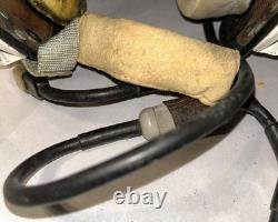 Vintage Soviet Air Force ZSh-5A Pilot Gagarin Flight Helmet MiG Aviation Gear