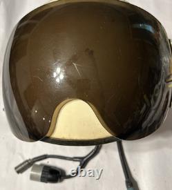 Vintage Soviet Air Force ZSh-5A Pilot Gagarin Flight Helmet MiG Aviation Gear