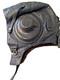 Vintage Soviet USSR Pilot Leather Flight Helmet Fur Lined 1956 Moscow Cold War