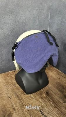 Vintage Soviet ZSh-3 Pilot Flight Helmet Aviation Air Force USSR Flying Helmet