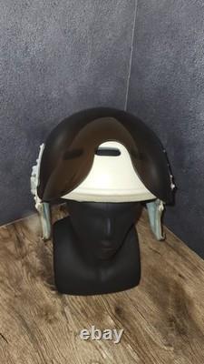 Vintage Soviet ZSh-3 Pilot Flight Helmet Aviation Air Force USSR Flying Helmet