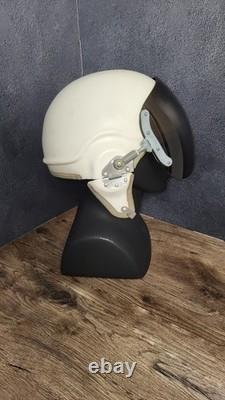 Vintage Soviet ZSh-3 Pilot Flight Helmet Aviation Air Force USSR Flying Helmet