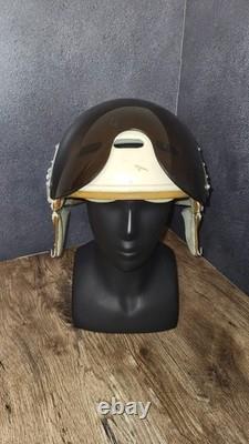 Vintage Soviet ZSh-3 Pilot Flight Helmet Aviation Air Force USSR Flying Helmet