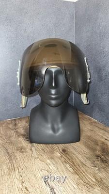 Vintage Soviet ZSh-3 Pilot Flight Helmet Aviation Air Force USSR Flying Helmet