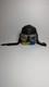 Vintage Split-S Aviation Leather Flight Helmet with Stadium pilot goggles