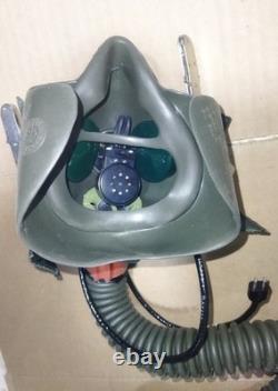 Vintage US Military Flight Helmet Oxygen Mask MS22001 Aviation Pilot Collectible
