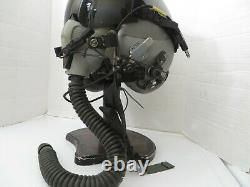 Vintage USAF HGU 55/W Gentex Flight Pilot Helmet & MUB-12 Oxygen Mask withComms MD