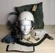 Vintage VIETNAM WAR ERA MBU-5/P Oxygen Mask Helmet Headset Flight Book Bag Lot