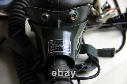 Vintage VIETNAM WAR ERA MBU-5/P Oxygen Mask Helmet Headset Flight Book Bag Lot