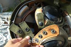 Vintage Vietnam War Gentex Helicopter Pilot Flight aviator Helmet