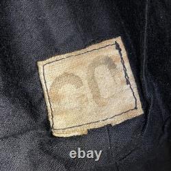 Vintage WWII US Navy Pilot Leather Flight Helmet NAF 1092 Aviator CAP SO Stamped