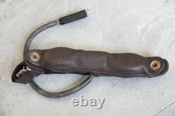 Vintage Winter Leather Flight Helmet, Lined with Wool, MiG Pilot Goggles