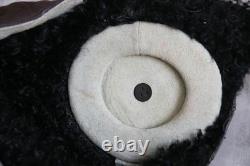 Vintage Winter Leather Flight Helmet, Lined with Wool, MiG Pilot Goggles
