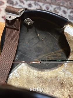 Vintage military Pilot flight helmet
