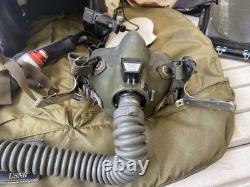 Vtg 1982 US HGU-26P. Air Force helmet, MBU-12/P Mask VAW-126 Logbook E-2C Group Vtg 1982 US HGU-26P. Air Force helmet, MBU-12/P Mask VAW-126 Logbook E-2C Group