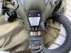 Vtg 1982 US HGU-26P. Air Force helmet, MBU-12/P Mask VAW-126 Logbook E-2C Group