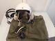 Vtg David Clark Company Inc Flight Deck Pilot Aviation Helmet And Headset J11-30