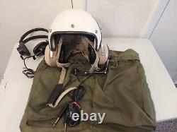 Vtg David Clark Company Inc Flight Deck Pilot Aviation Helmet And Headset J11-30