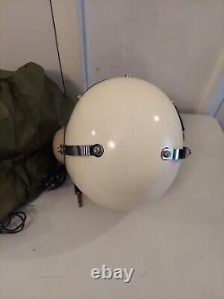 Vtg David Clark Company Inc Flight Deck Pilot Aviation Helmet And Headset J11-30